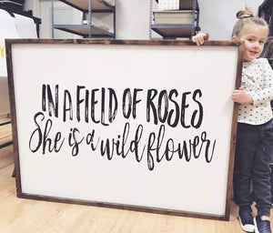 In A Field Of Roses She Is A Wildflower - V1 - Pretty In Polka Dots