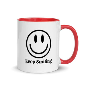 Keep Smiling - Mug - Pretty In Polka Dots