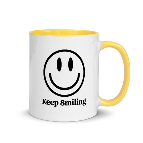 Keep Smiling - Mug - Pretty In Polka Dots