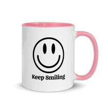 Load image into Gallery viewer, Keep Smiling - Mug - Pretty In Polka Dots