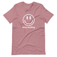 Load image into Gallery viewer, Keep Smiling - Short-Sleeve Unisex T-Shirt - Pretty In Polka Dots