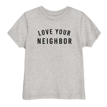 Load image into Gallery viewer, Love Your Neighbor - Toddler jersey t-shirt - Pretty In Polka Dots