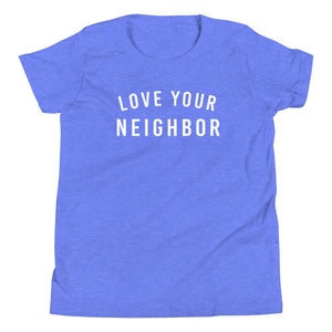Love Your Neighbor - Youth Short Sleeve T-Shirt - Pretty In Polka Dots