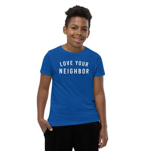 Love Your Neighbor - Youth Short Sleeve T-Shirt - Pretty In Polka Dots