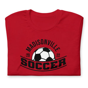 Madisonville Soccer - Short-sleeve unisex t-shirt - Pretty In Polka Dots