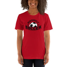 Load image into Gallery viewer, Madisonville Soccer - Short-sleeve unisex t-shirt - Pretty In Polka Dots