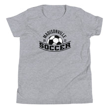 Load image into Gallery viewer, Madisonville Soccer - Youth Short Sleeve T-Shirt - Pretty In Polka Dots