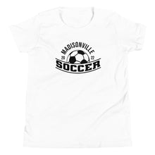 Load image into Gallery viewer, Madisonville Soccer - Youth Short Sleeve T-Shirt - Pretty In Polka Dots