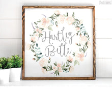 Load image into Gallery viewer, Personalized Floral Name Sign - V3 - Pretty In Polka Dots