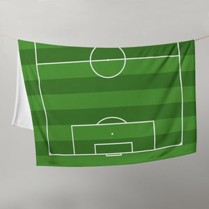 Soccer Field - Fleece Throw Blanket - Pretty In Polka Dots