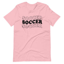 Load image into Gallery viewer, Soccer Soccer Soccer - Short-sleeve unisex t-shirt - Pretty In Polka Dots