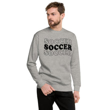 Load image into Gallery viewer, Soccer Soccer Soccer - Unisex Fleece Pullover - Pretty In Polka Dots