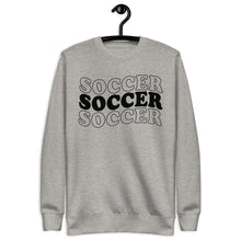 Load image into Gallery viewer, Soccer Soccer Soccer - Unisex Fleece Pullover - Pretty In Polka Dots