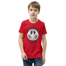 Load image into Gallery viewer, Soccer Vibes - Youth Short Sleeve T-Shirt - Pretty In Polka Dots