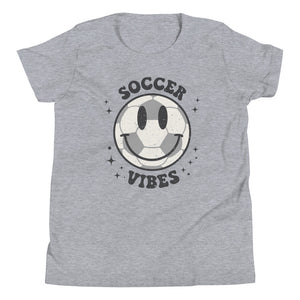 Soccer Vibes - Youth Short Sleeve T-Shirt - Pretty In Polka Dots