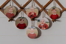 Load image into Gallery viewer, Wood Photo Ornament - Pretty In Polka Dots
