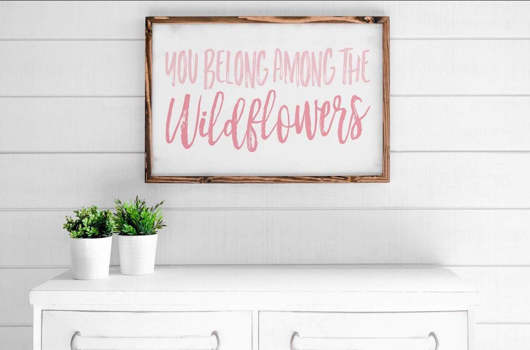 You Belong Among The Wildflowers - Pretty In Polka Dots
